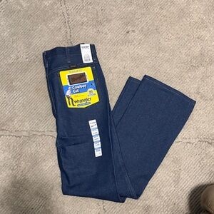 Wrangler Dark Blue Cowboy Cut Denim